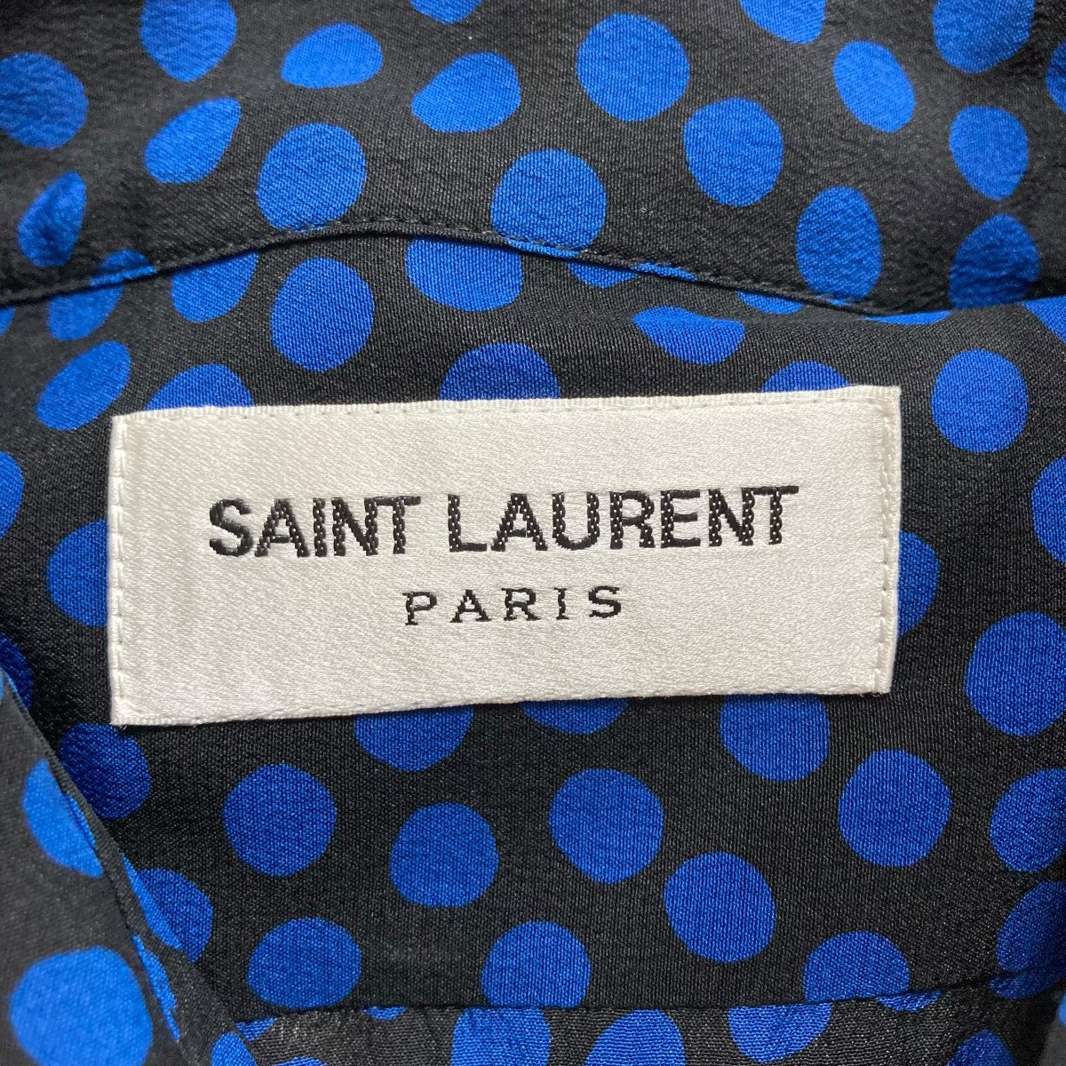 Saint Laurent Paris(サンローランパリ) ドットシャツ 646850 Y3E71