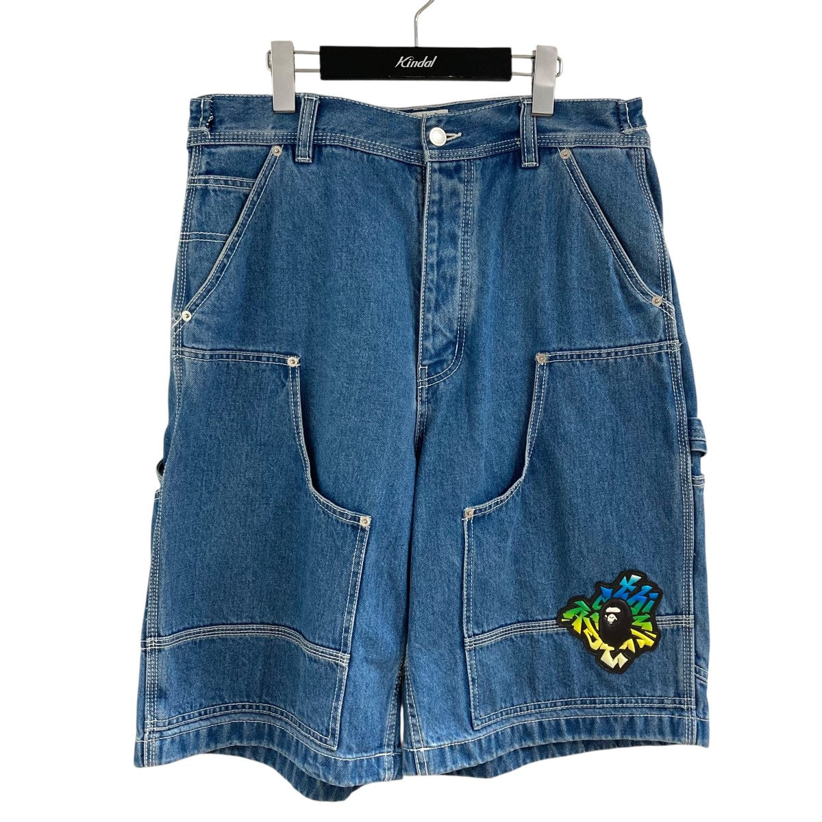 A BATHING APE アベイシングエイプ デニムパンツ BAPAバックロゴ
