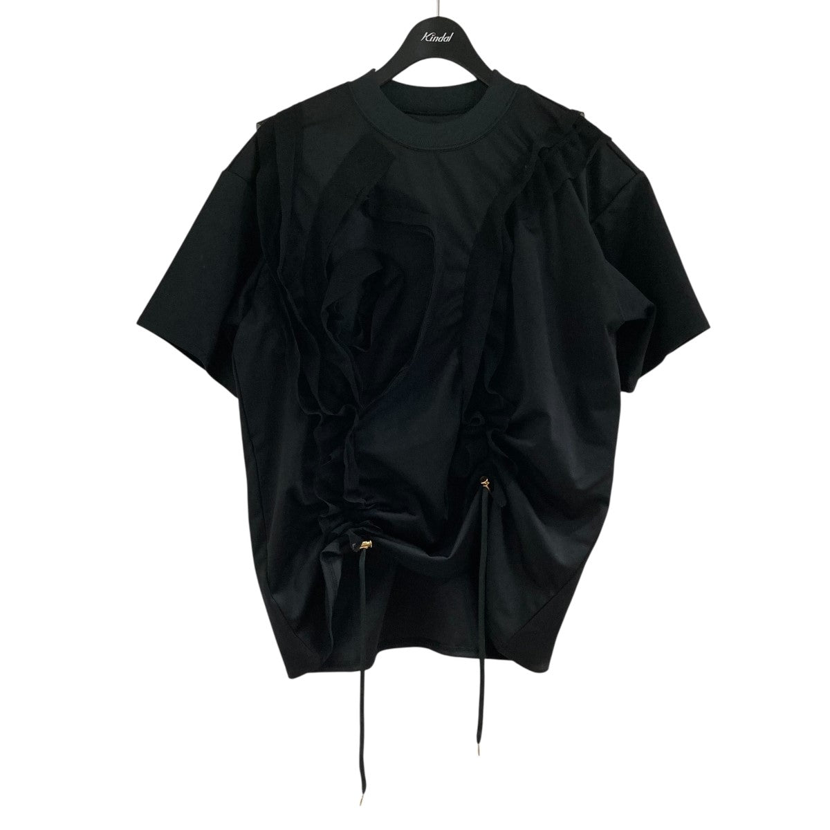 ホウガ HOUGA REMEMBER SLEEVES ブラック×パープル サイズ：FREE HOUGA(ホウガ) デザインTシャツ HS25KT36 ブラック サイズ Free