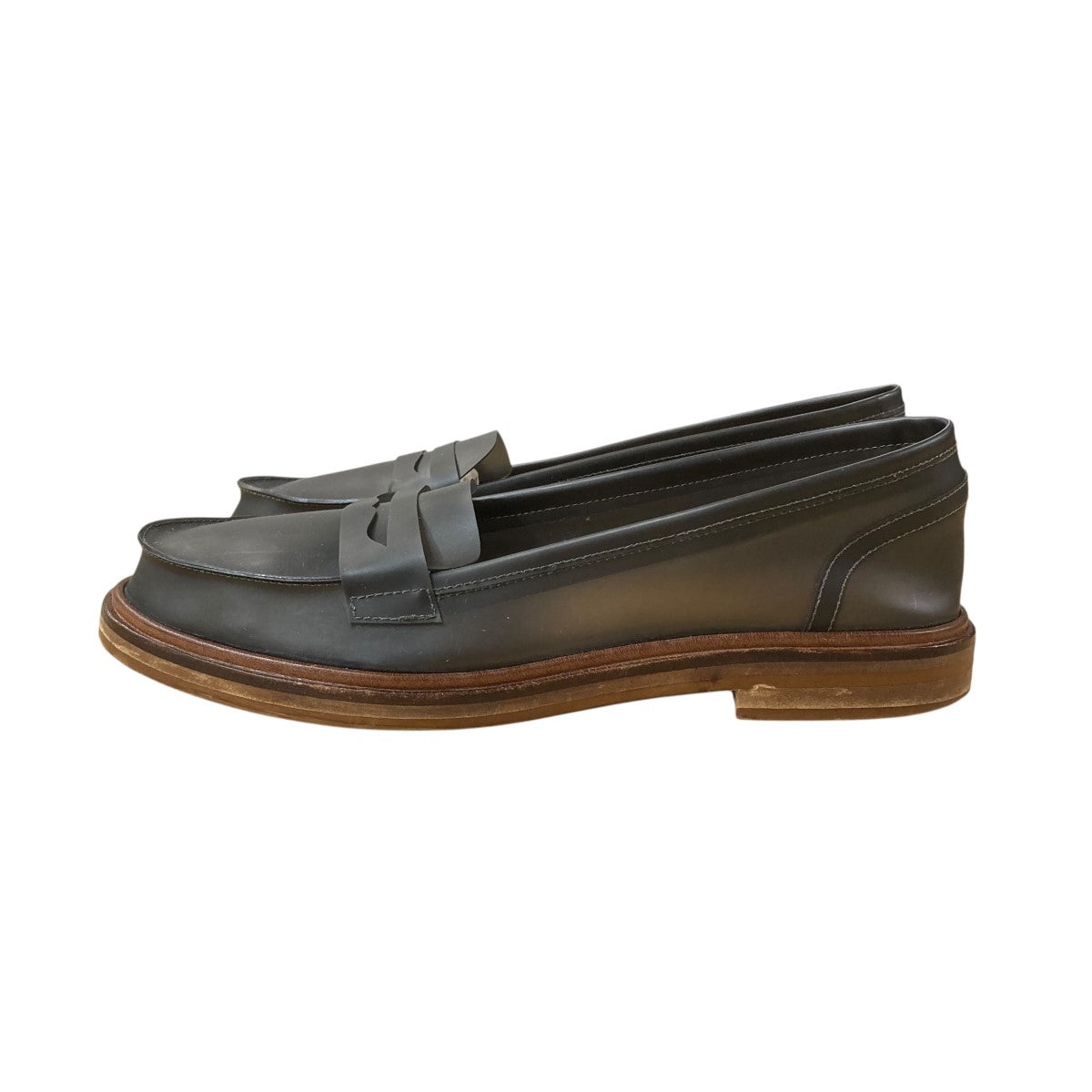 【美品】MM6　マルジェラ　３７サイズ　黒 ローファー Maison Margiela(メゾンマルジェラ) 足袋ローファー ブラック