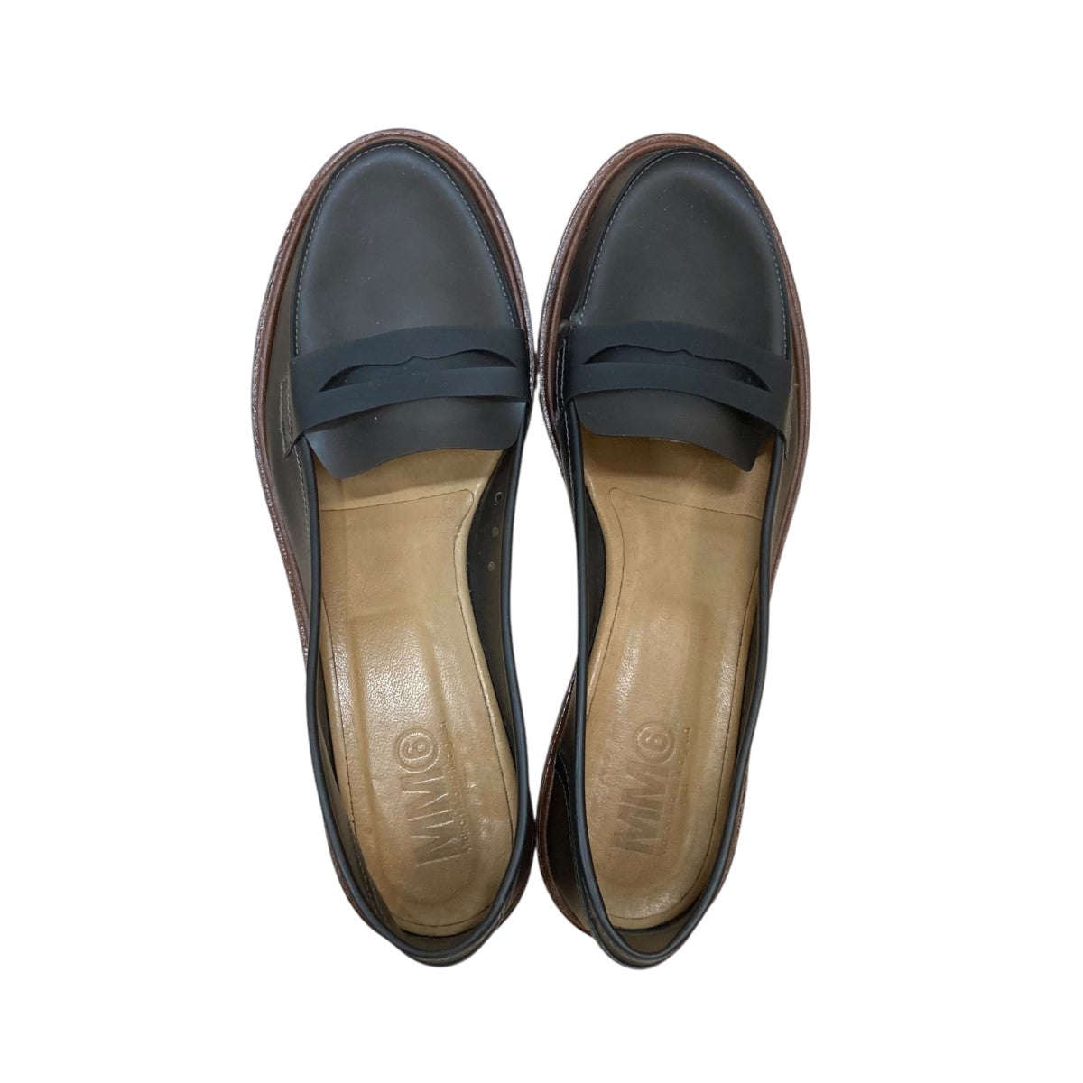 MM6 Maison Margiela(マルタンマルジェラ) ローファー オリーブ