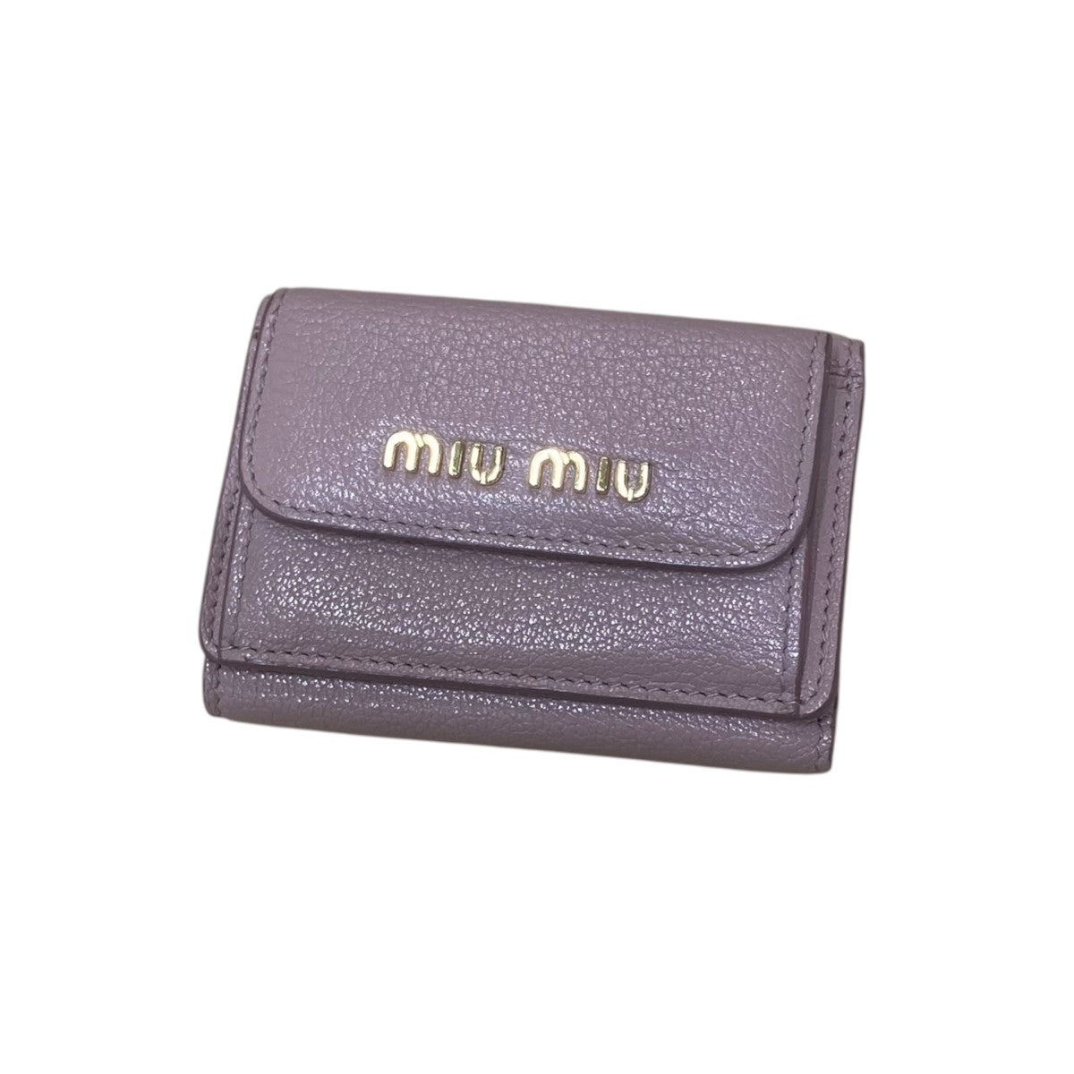 miu miu ミュウミュウ パターンハートコンパクトウォレット 5MH021