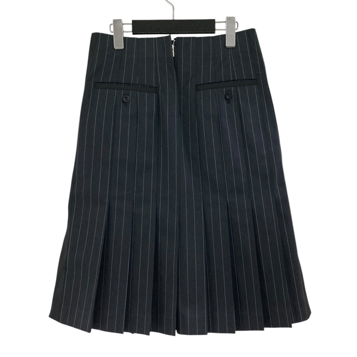 【SACAI】アシンメトリー ストライプ レース スカート【送関込】 sacai サカイ チェック柄 アシンメトリー スカート サイズ2