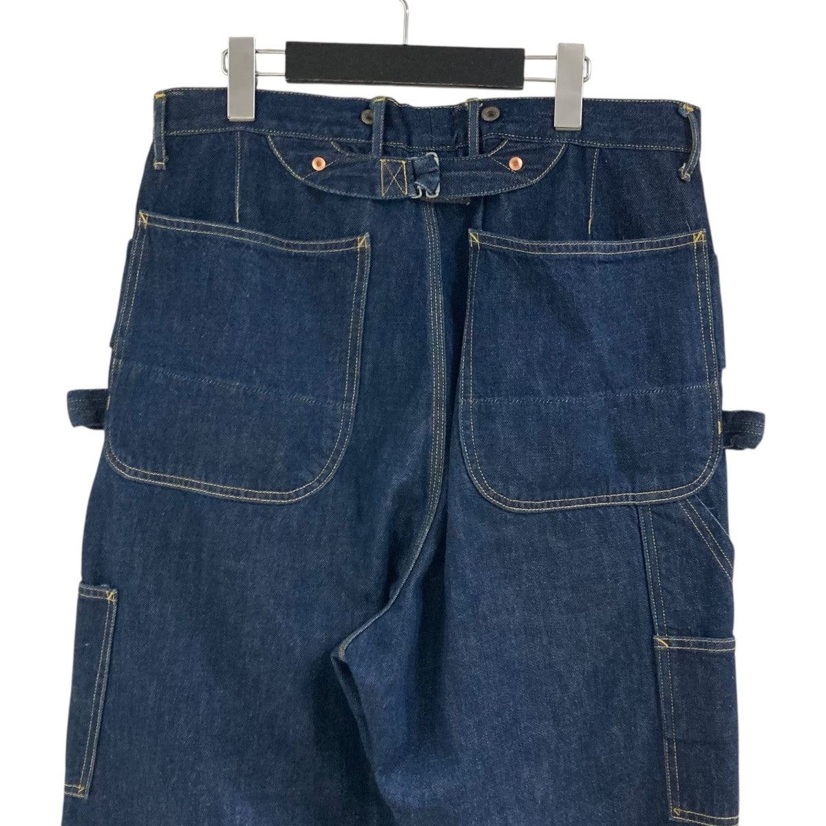 キャピタル　kapital タイパンツ　インディゴ　サイズ1 Ｍサイズ相当 KAPITAL(キャピタル) レースアップクロップドデニムパンツ
