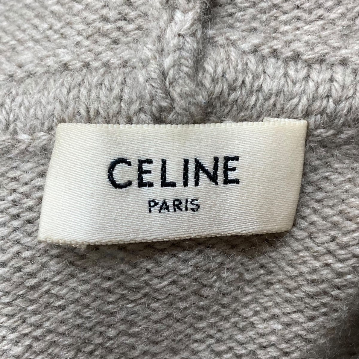 CELINE(セリーヌ) ウール X カシミヤ ニットパーカー 2AC87048T