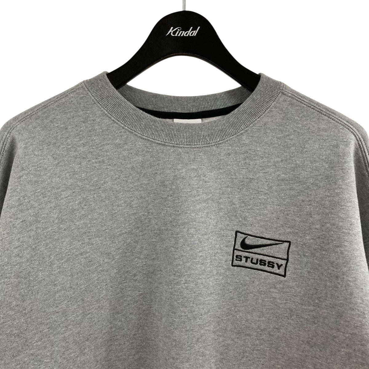 nike STUSSY グレー クルーネック スウェット Stussy x Nike グレー