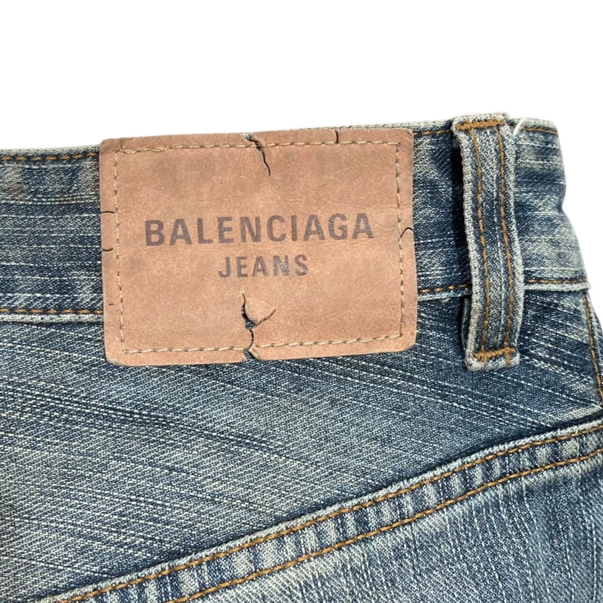 BALENCIAGA(バレンシアガ) タトゥーバギーデニムパンツ809360