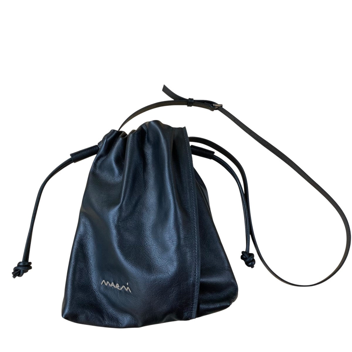 MARNI(マルニ) レザードローストリングバッグ SBMQ0119U0