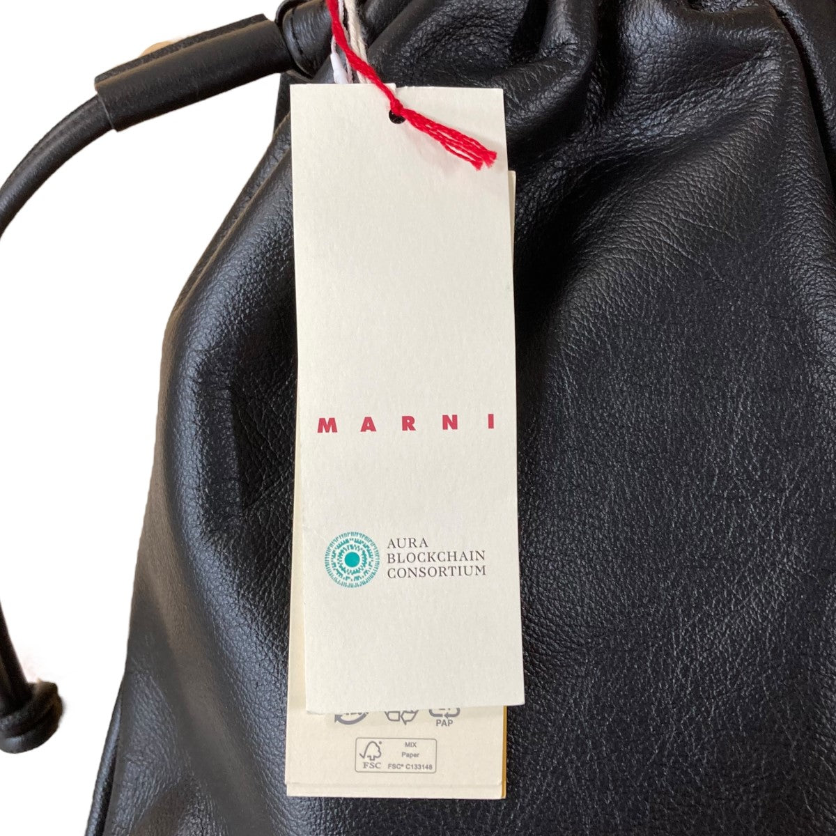 MARNI(マルニ) レザードローストリングバッグ SBMQ0119U0
