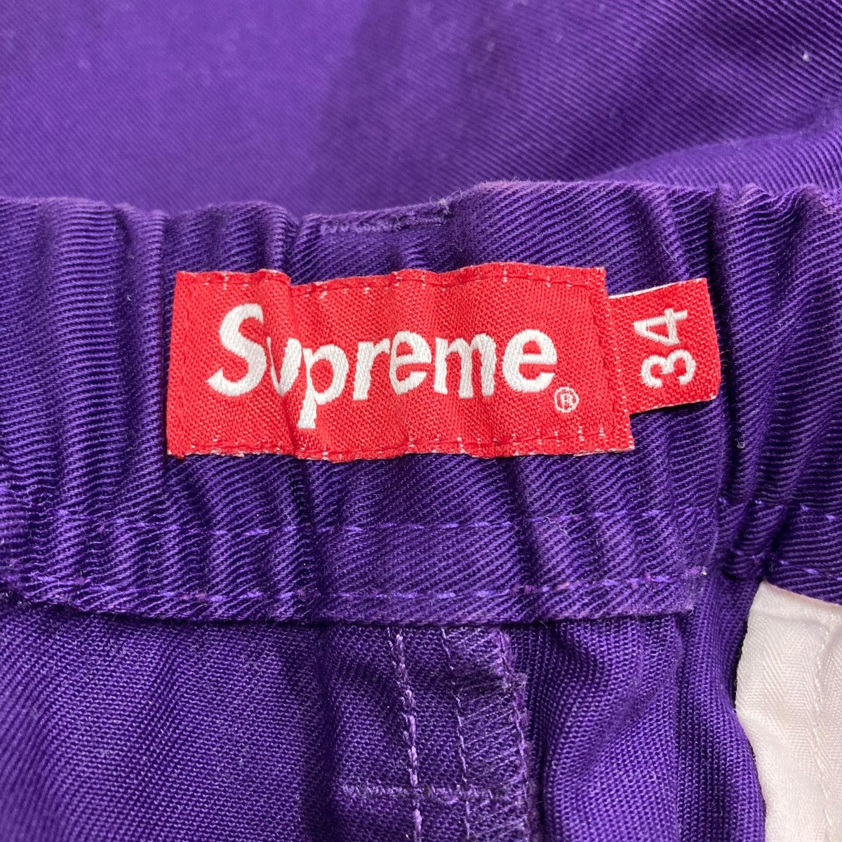 Supreme(シュプリーム) カーゴショートパンツ パープル サイズ