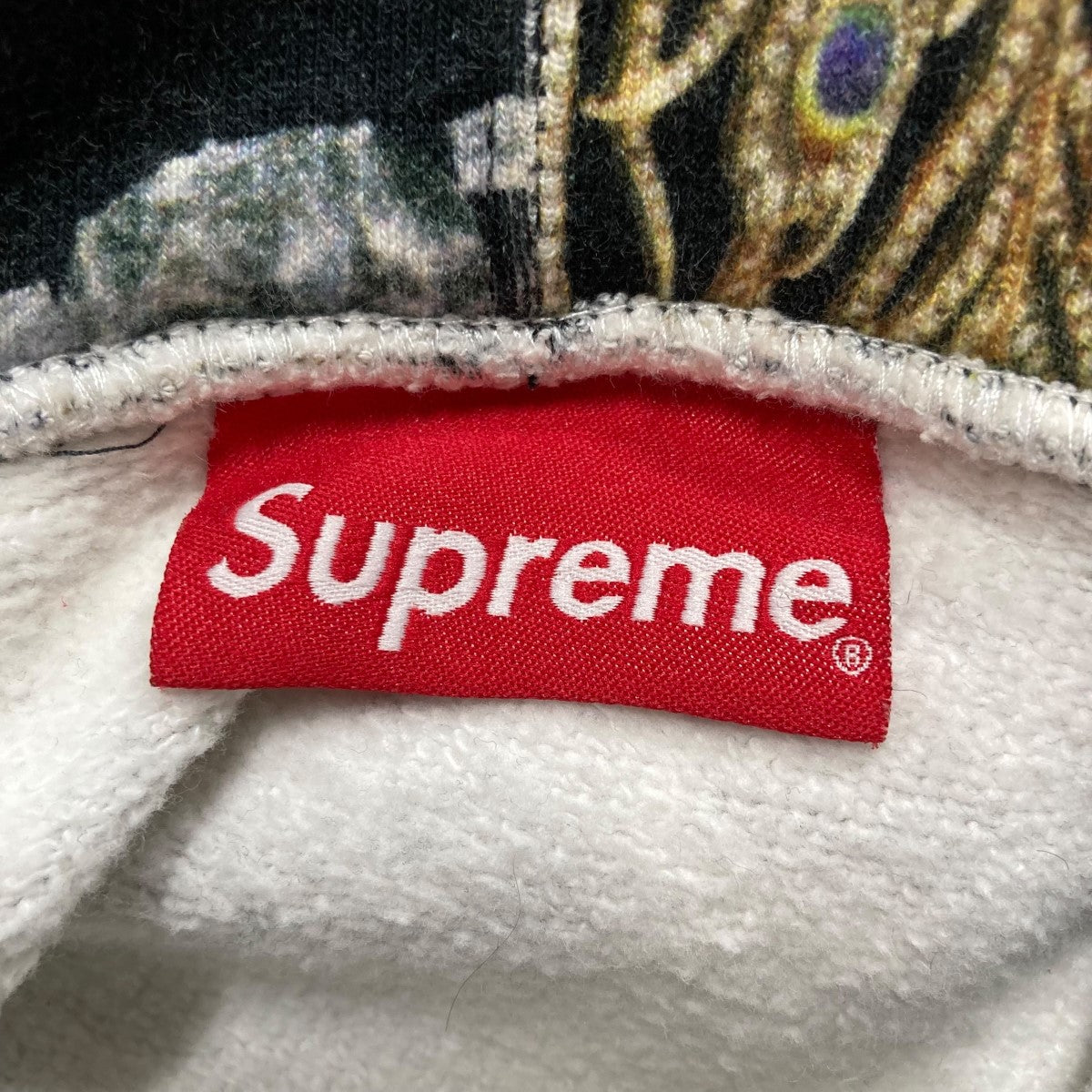 Supreme(シュプリーム) プルオーバーパーカー ブラック×マルチ