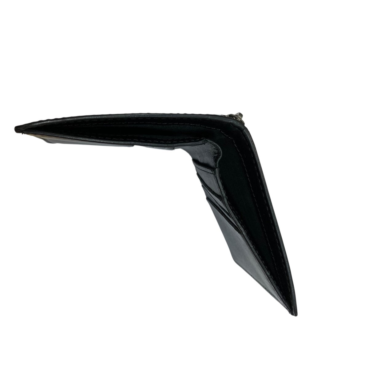 Maison Margiela ブラック折りたたみ財布 Maison Margiela(メゾンマルジェラ) 折り畳み財布 S35UI0448