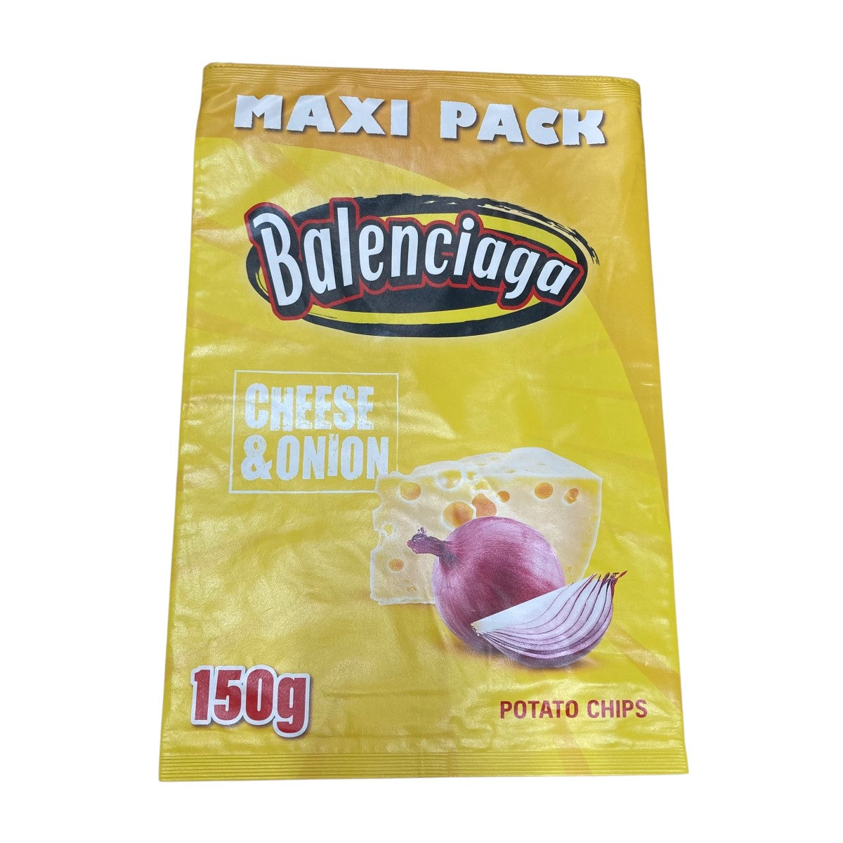 BALENCIAGA ポテトチップスレザーバッグ 古着・中古-2枚目のアイテム画像