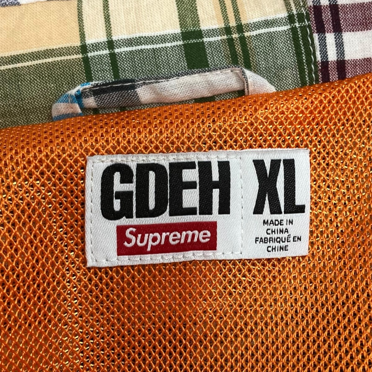 Supreme×GOODENOUGH 25SSフードジャケットPatchwork Hooded