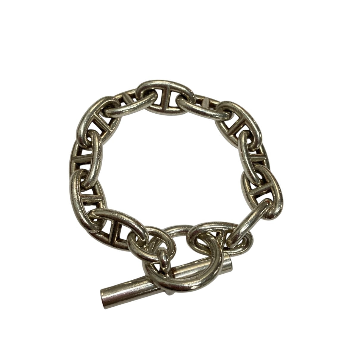 確実正規品　HERMES エルメス　シェーヌダンクル　GM12 ブレスレット HERMES(エルメス) シェーヌダンクル12コマブレスレット シルバー