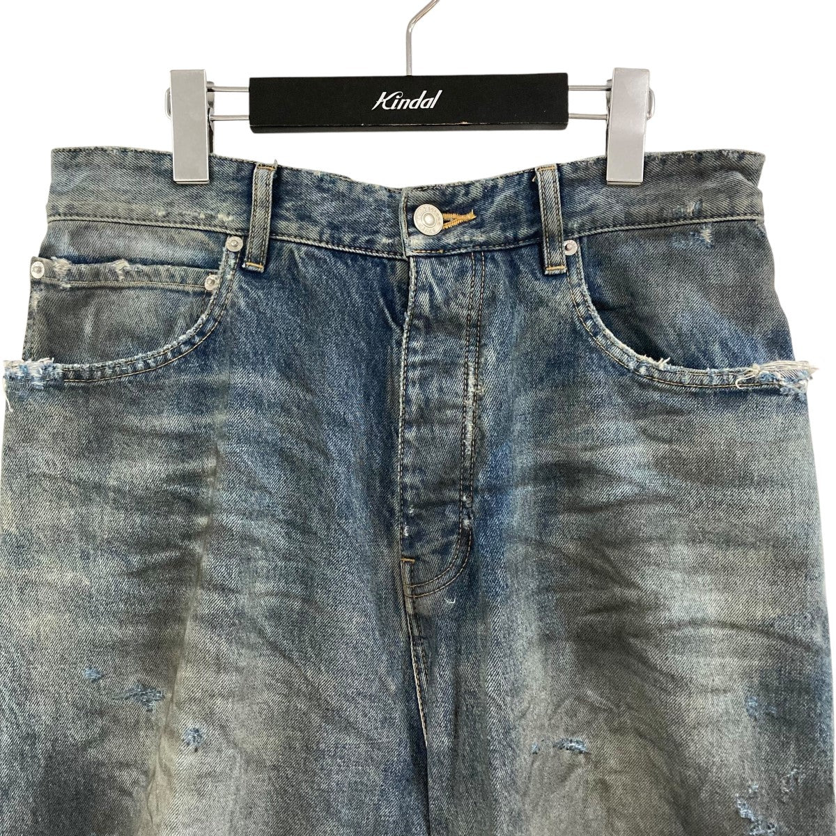 BALENCIAGA ダメージ加工デニム BALENCIAGA ジーンズ ダメージ加工 | NET-A-PORTER