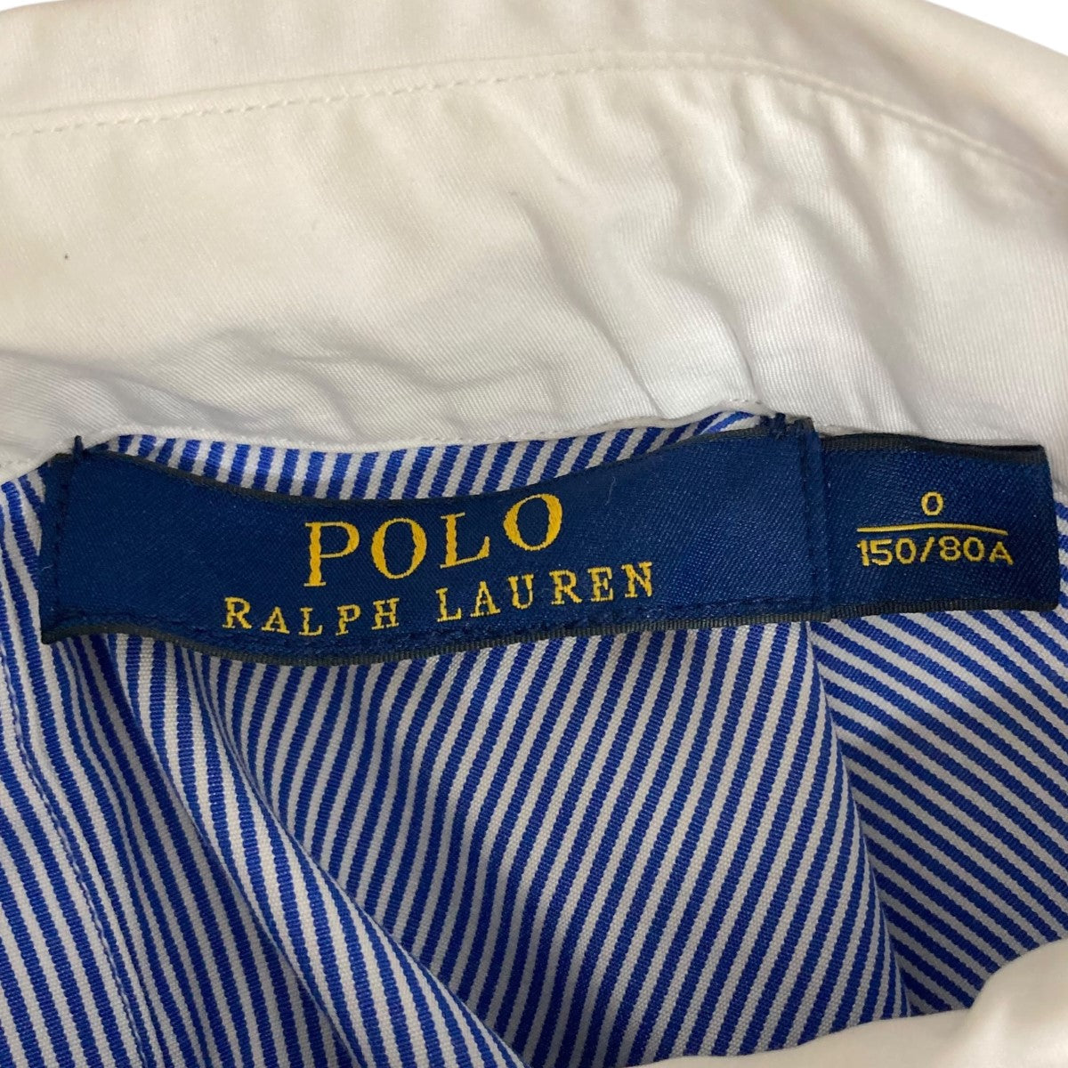 POLO RALPH LAUREN/ラルフローレン/紺白/ストライプワンピース POLO RALPH LAUREN（ポロ ラルフ ローレン）の「ストライプド