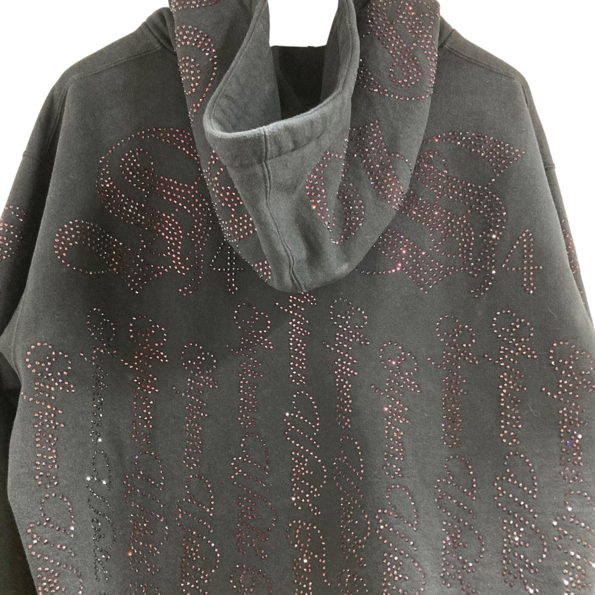 シュプリーム Supreme ラインストーンパーカー ブラック サイズ：M Supreme(シュプリーム) ラインストーンパーカー ブラック サイズ