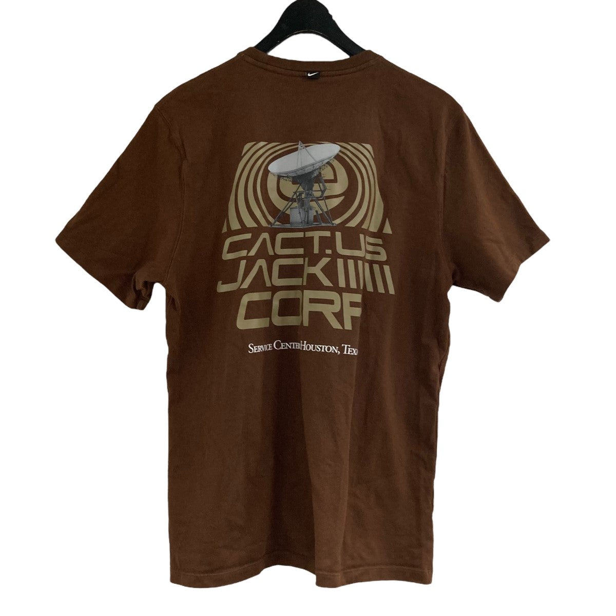 NIKE×TRAVIS SCOTT プリントTシャツ HO210408SAA ブラウン