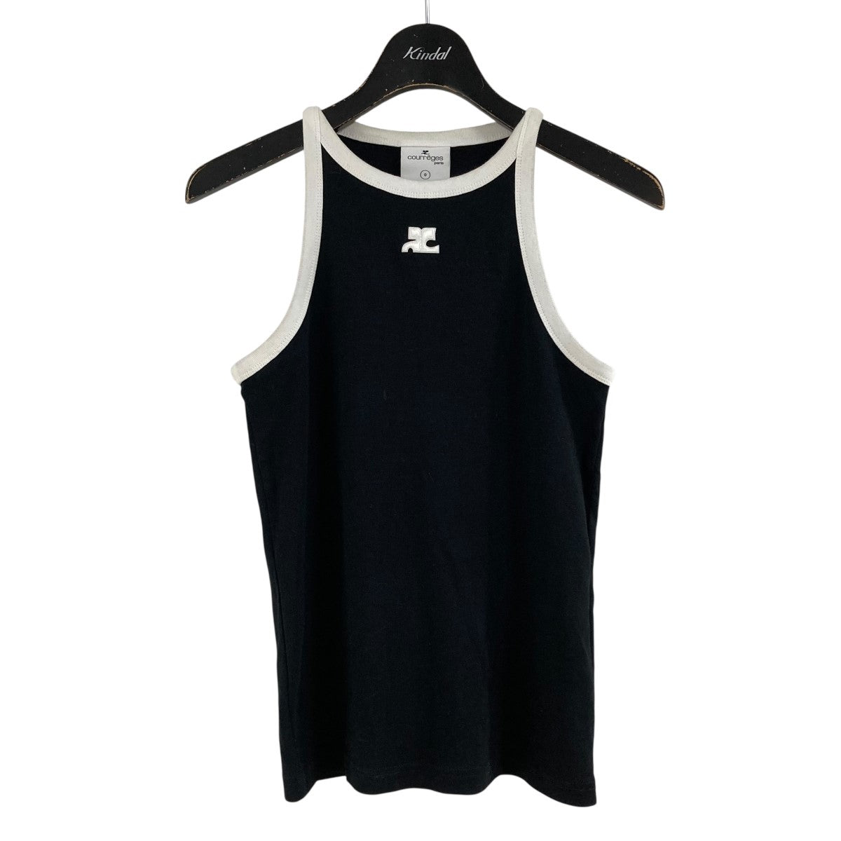 関税/送料込【courreges】ロゴ入り キャミソール courreges(クレージュ) ロゴキャミソール 8617-343-0320