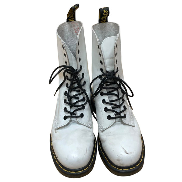 A*i様 ホワイト社　英国製　ドクターマーチン UK8 10ホール　スチールトゥ Dr．Martens(ドクターマーチン) 10ホールブーツ ホワイト サイズ 41