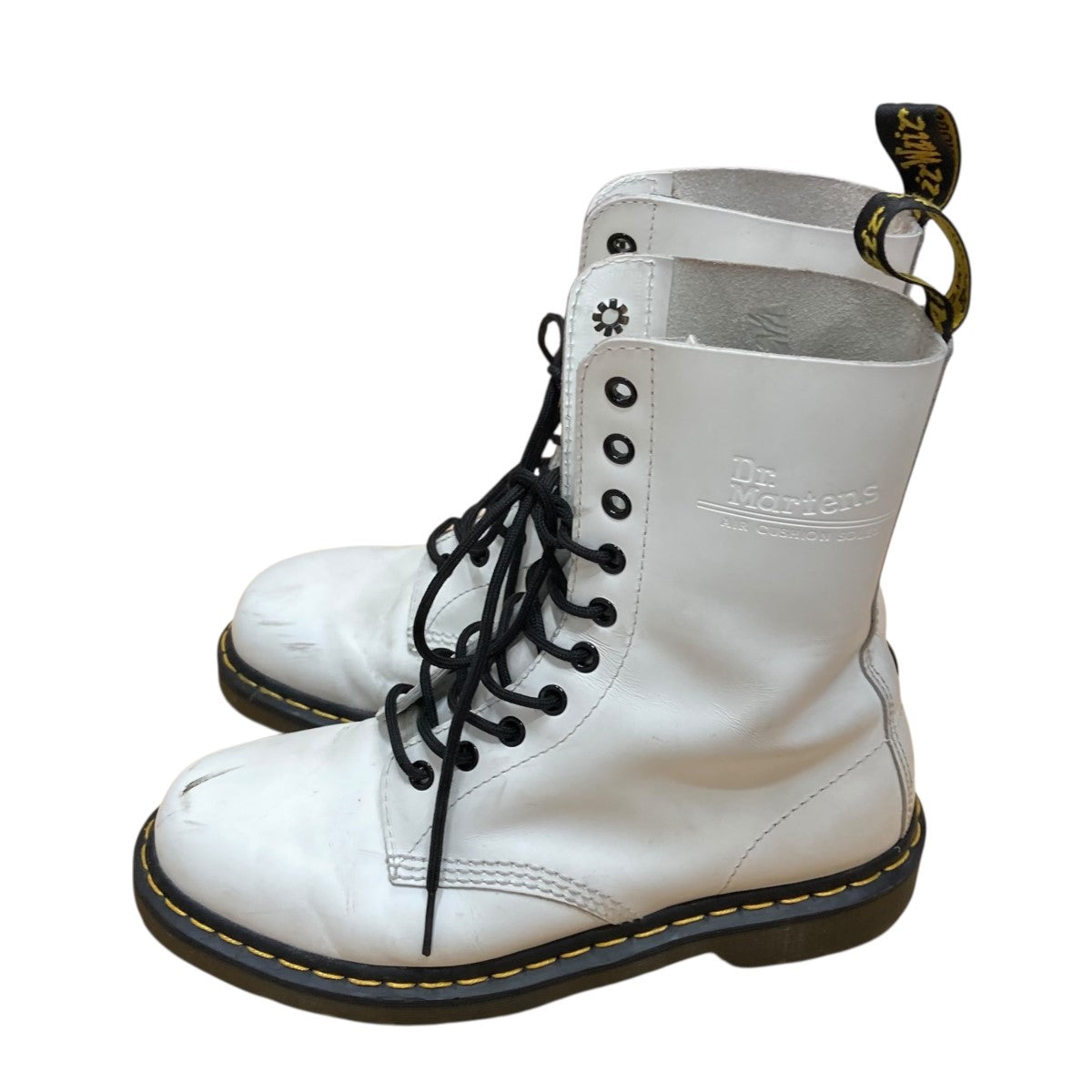 値下げ❗️ Dr.Martens 10ホール　ホワイト　UK9 Dr．Martens(ドクターマーチン) 10ホールブーツ ホワイト サイズ 41