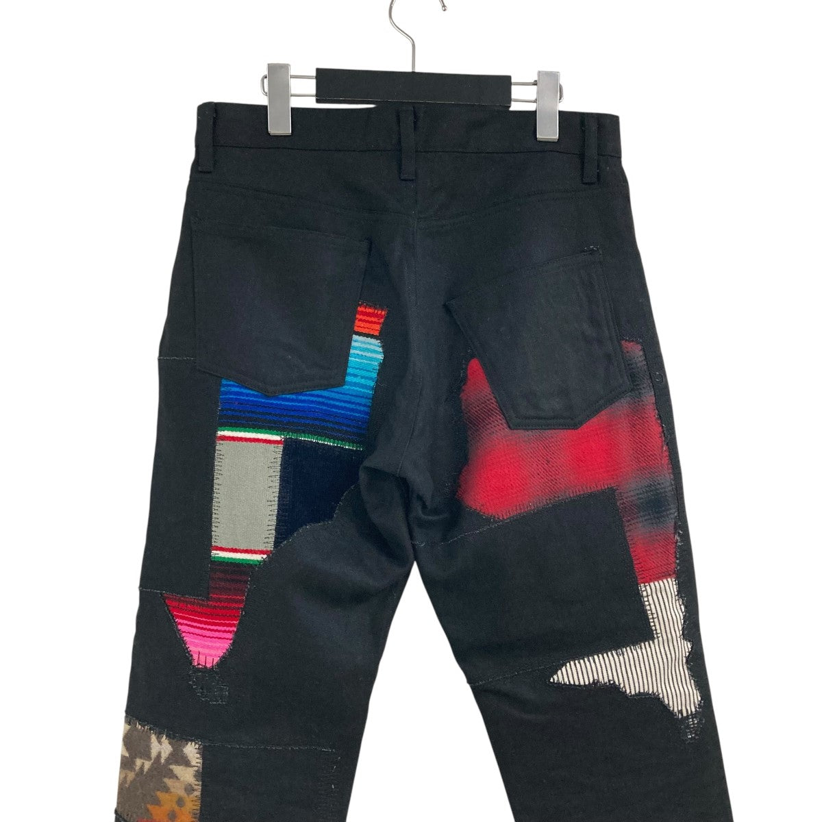 junya watanabe man pendleton パンツ JUNYA WATANABE MAN×PENDLETON パッチワークデニムパンツ WJ