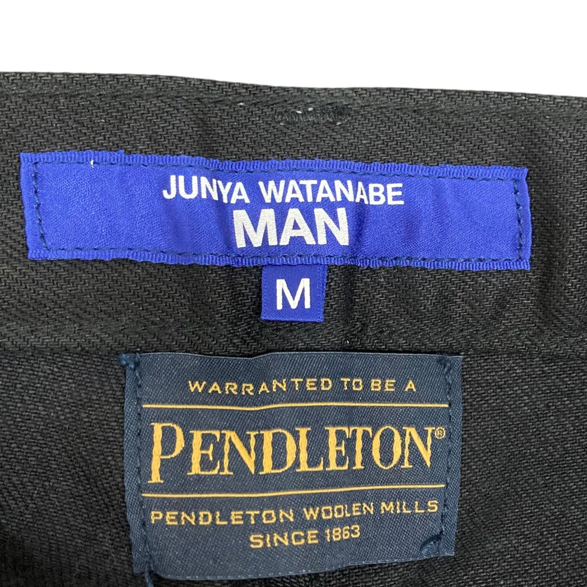 junya watanabe man pendleton パンツ JUNYA WATANABE MAN×PENDLETON パッチワークデニムパンツ WJ