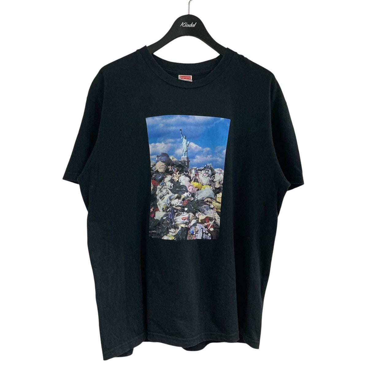Supreme(シュプリーム) 自由の女神 トラッシュTシャツ ブラック