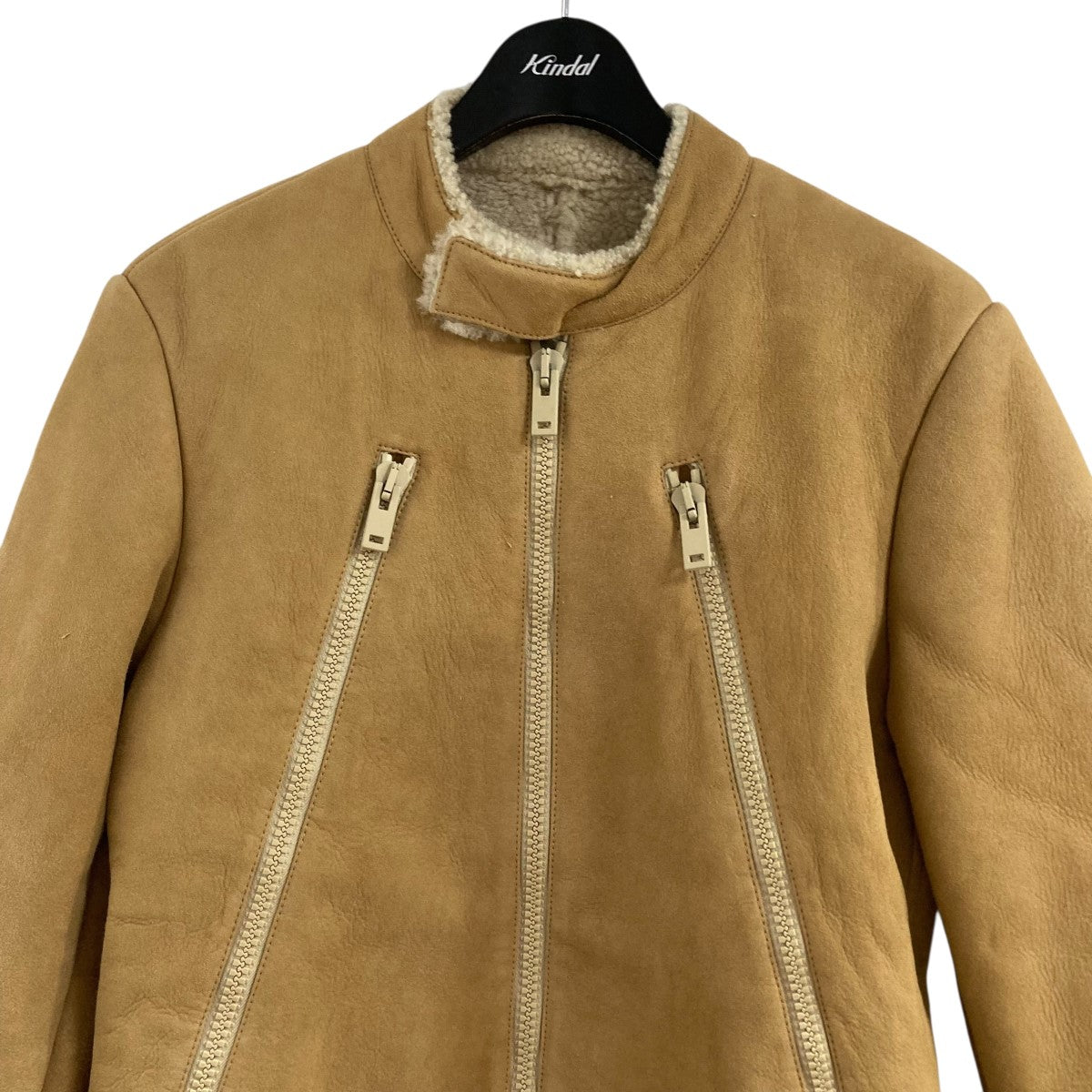 17AW ハの字ムートンライダースジャケット