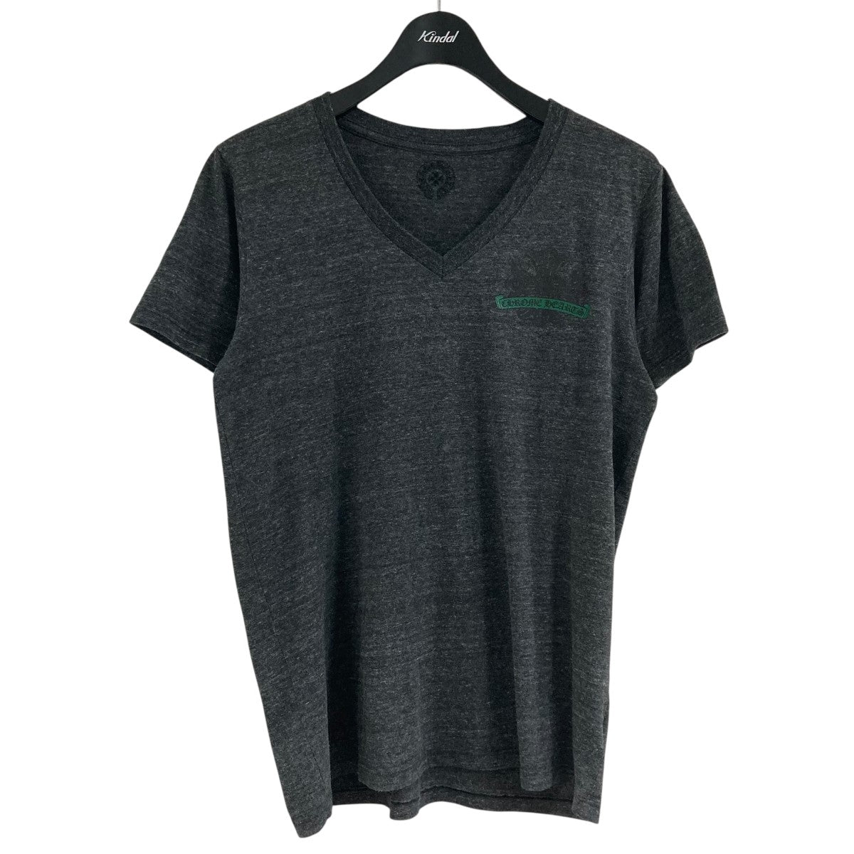 CHROME HEARTS VネックTシャツ X-SMALL CHROME HEARTS(クロムハーツ) VネックTシャツ ライトグレー
