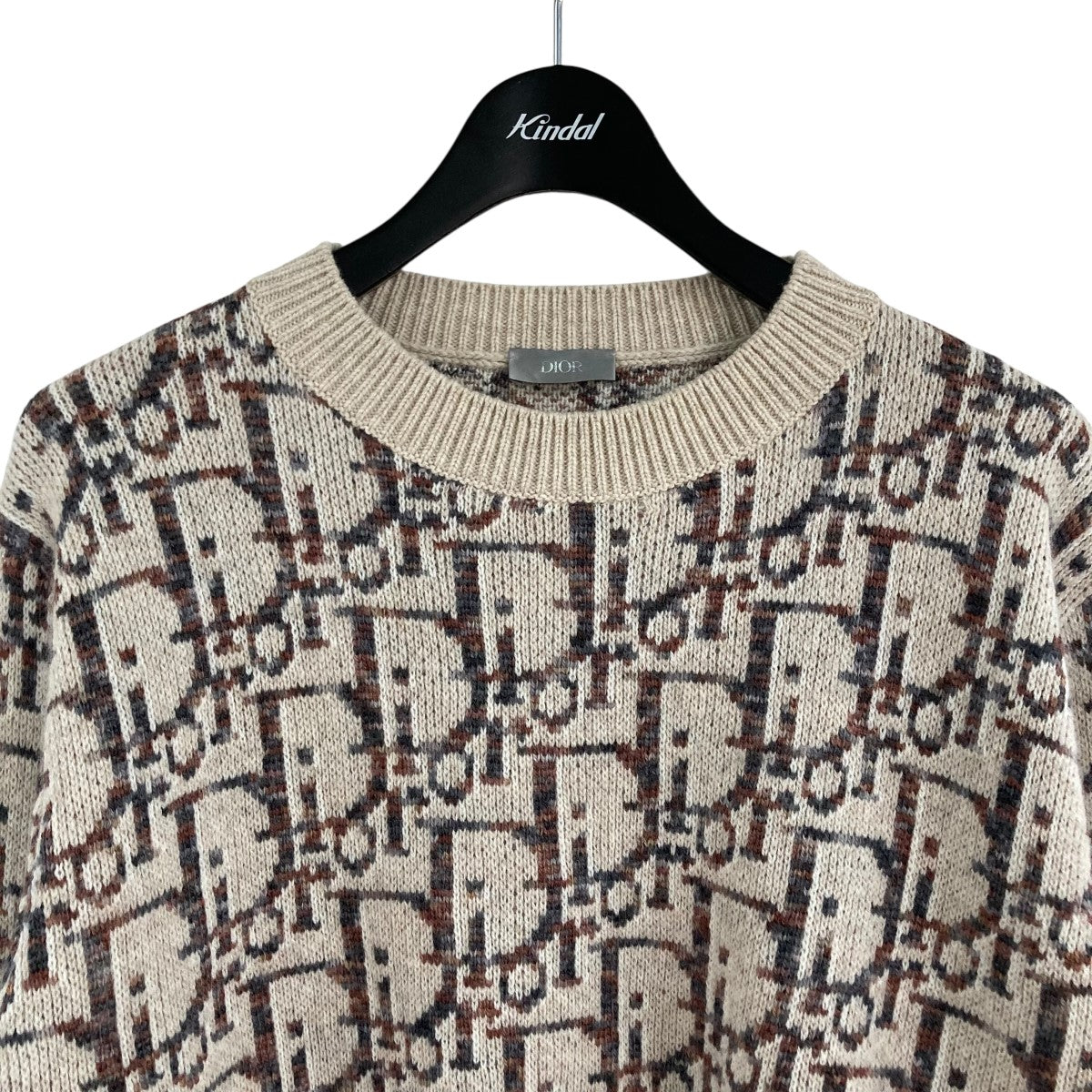 DIOR(ディオール) オブリークニットセーター 193M638TA662 ベージュ