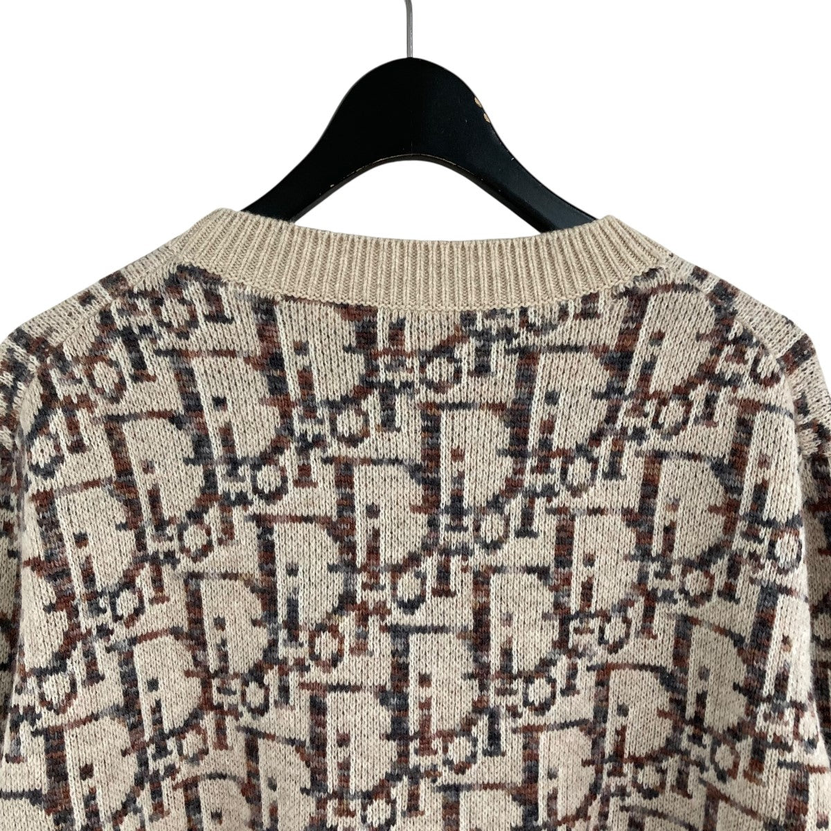 Dior オブリーク　総柄　ニット　113M638AT187 サイズXS DIOR HOMME ディオール オム 113M638AT187 コットン×シルク オブリーク