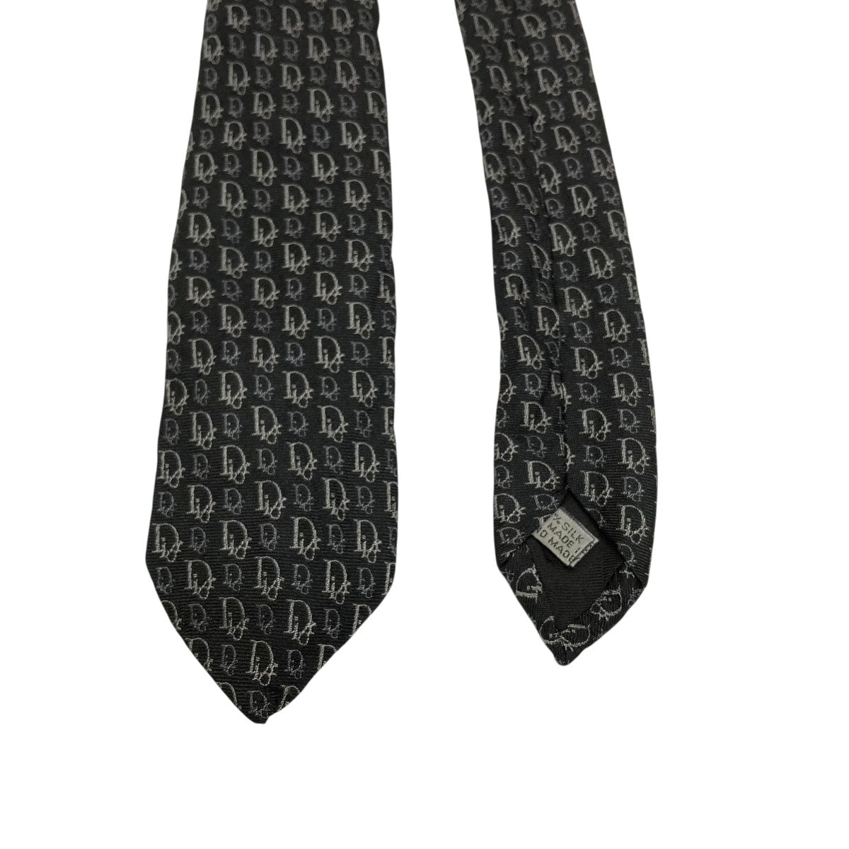 Dior ディオール　ネクタイ　トロッター　オブリーク　ブラック Dior ディオール ネクタイ トロッター オブリーク ブラック Dior
