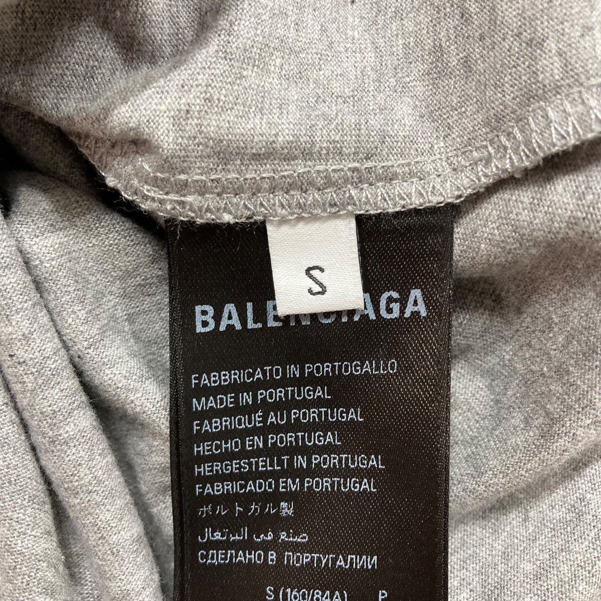 balenciaga グレー 半袖Tシャツ BALENCIAGA(バレンシアガ) CEO半袖Tシャツ 826344 グレー サイズ