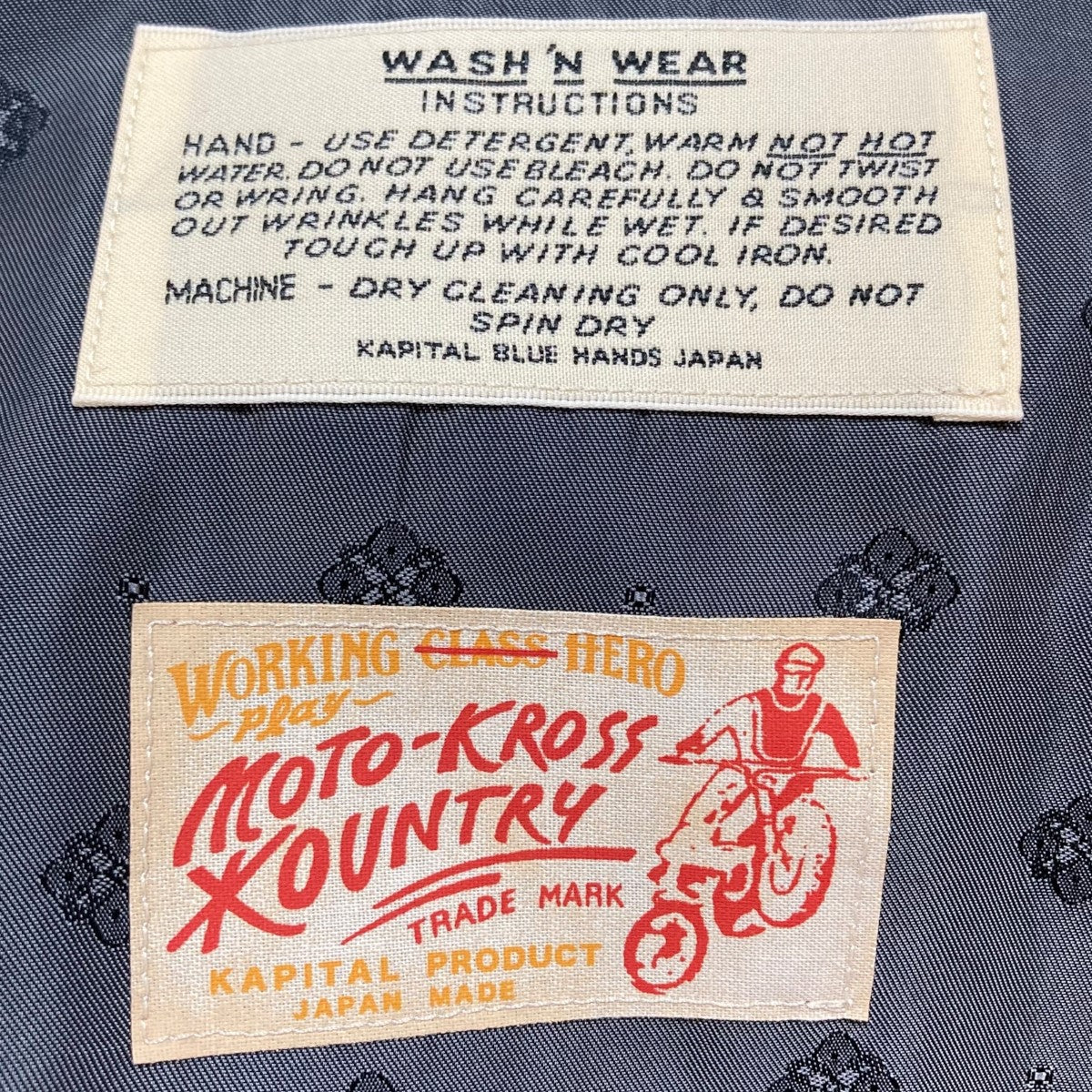 KAPITAL(キャピタル) テーラードジャケット K2409LJ032 ネイビー