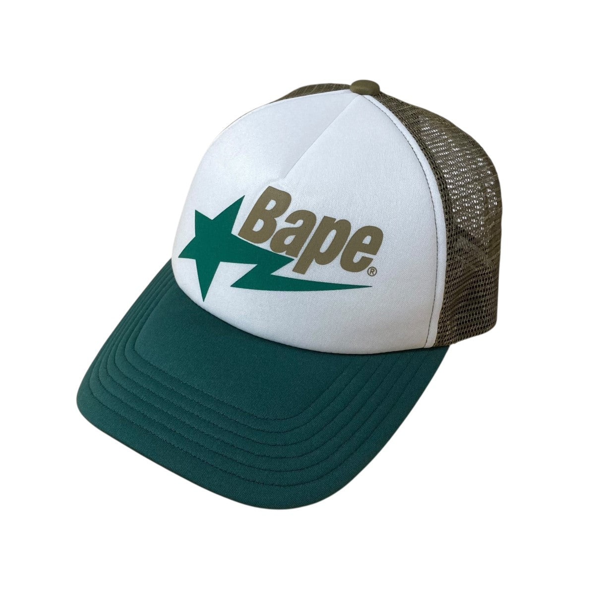 A BATHING APE キャップ　未使用 a bathing ape メッシュキャップ 90年代 未使用 - メルカリ