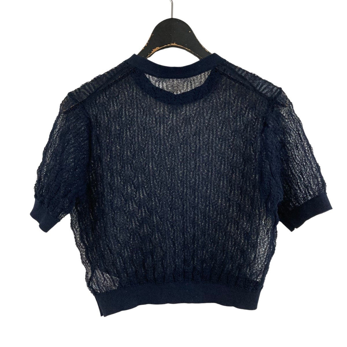 NICENICE MOMENT レース ニット トップカットソー 古着・中古-3枚目のアイテム画像