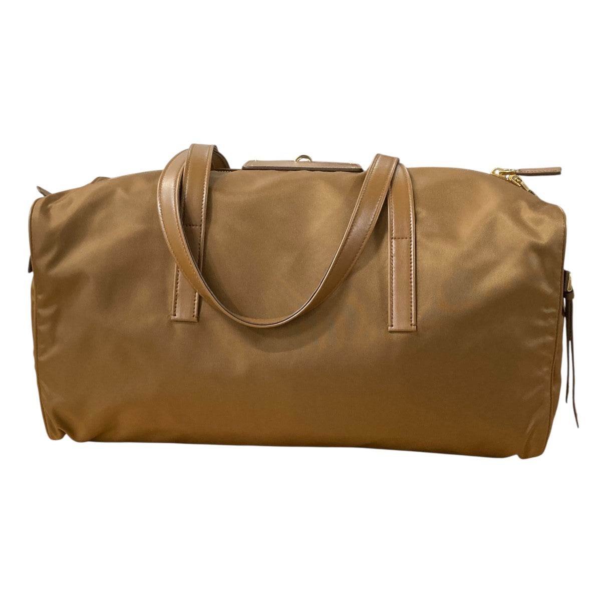 PRADA ブランデー ロック付 ラージ Re-Nylon トップハンドルバッグ1BB135 古着・中古-4枚目のアイテム画像