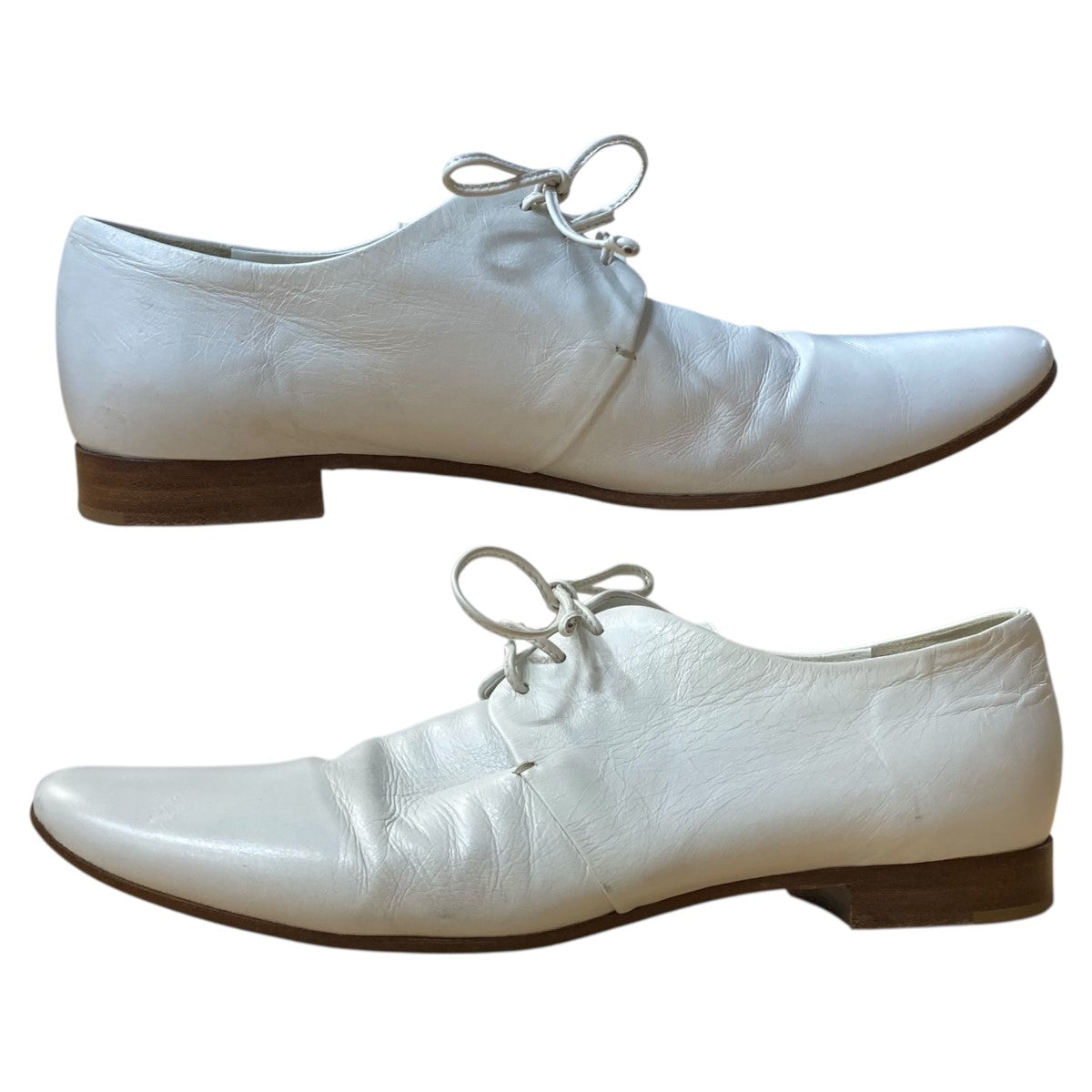 新品 JIL SANDER フラットシューズ 38 ホワイト アンクレット付