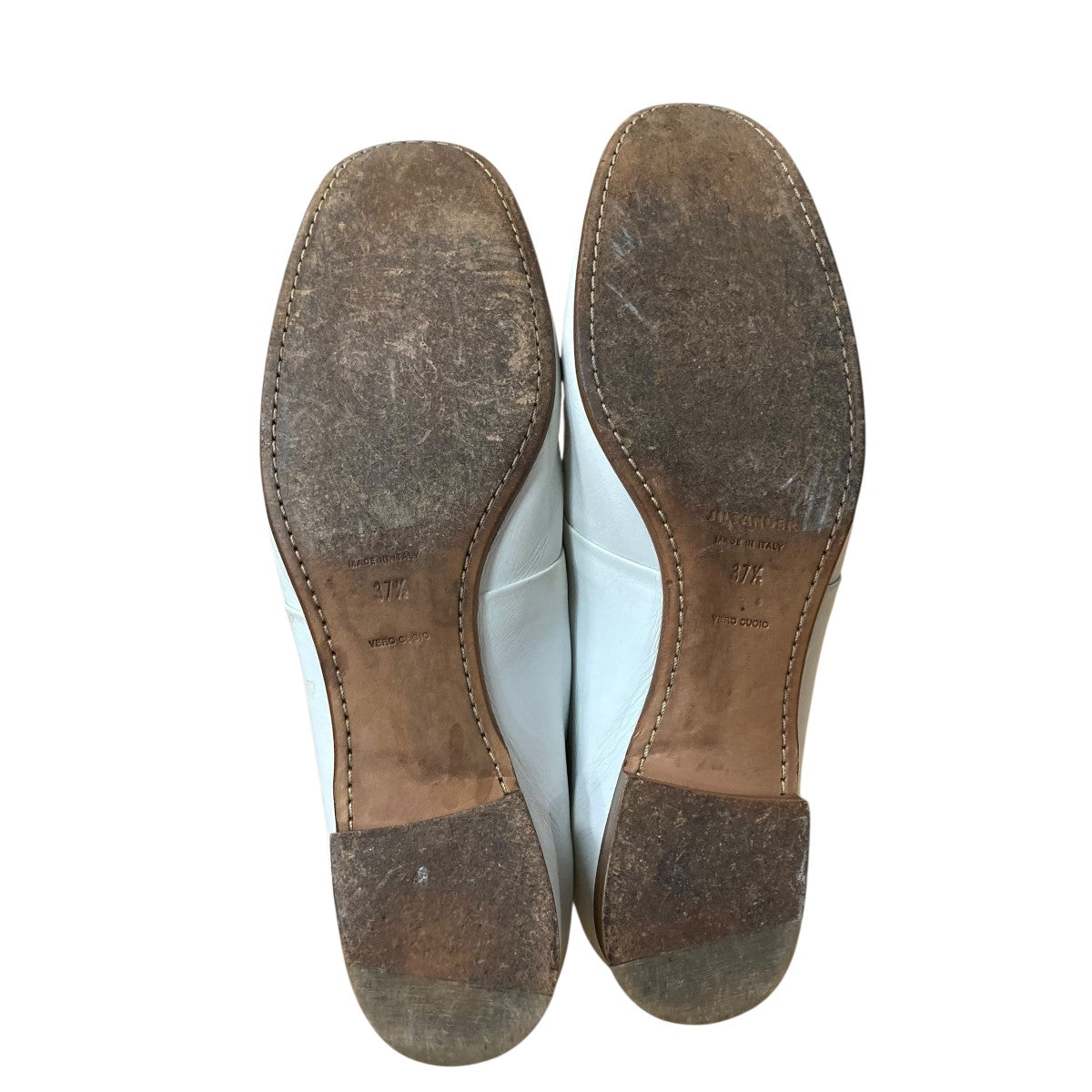 JIL SANDER(ジルサンダー) フラットシューズ ホワイト サイズ 37 1/2