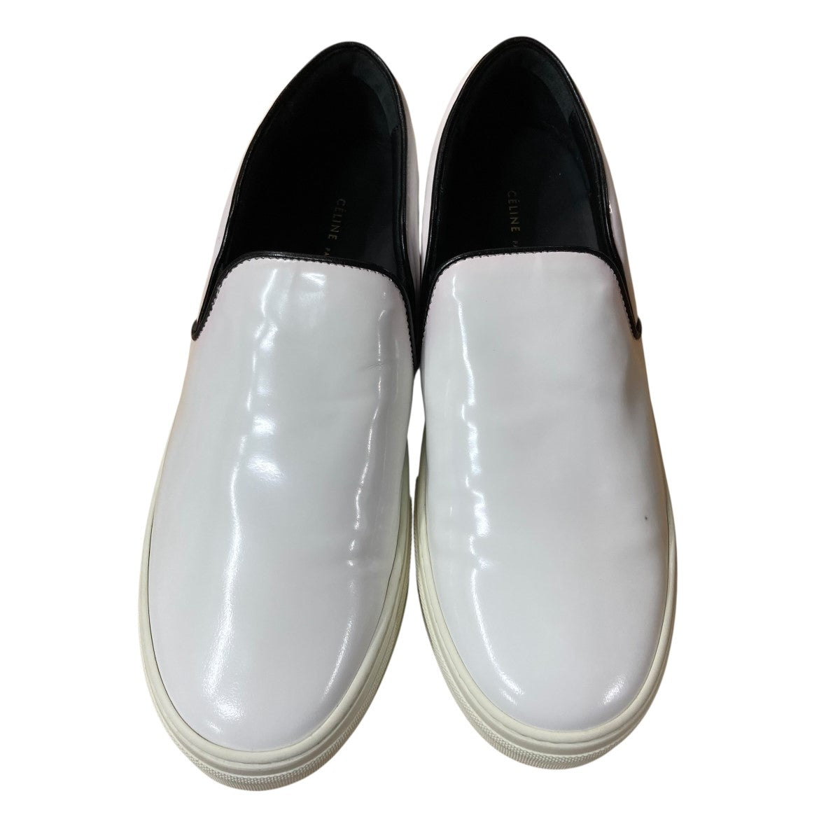 CELINE(セリーヌ) スリッポンシューズ ホワイト サイズ 40