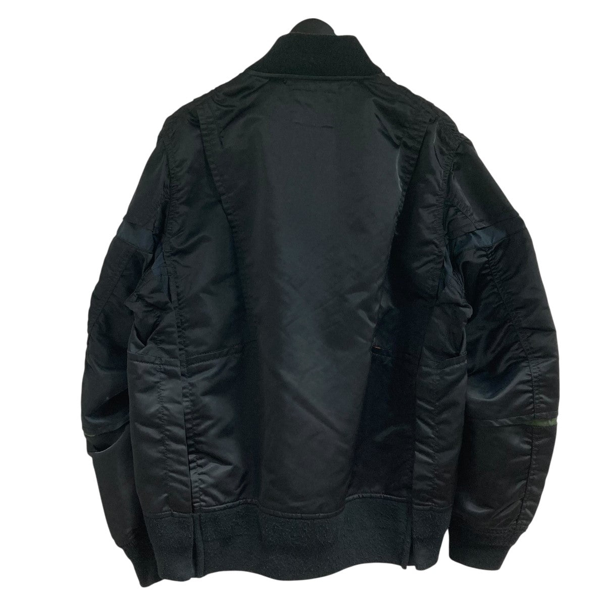 sacai ブラックジャケット 21-02493M サイズ3 sacai ブラックジャケット 21-02493M サイズ3 Denim x nylon