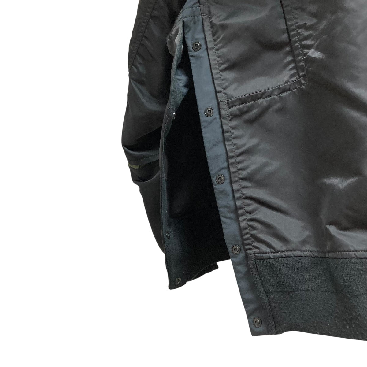 sacai(サカイ) ツイルボンバージャケット 21-02581M ブラック