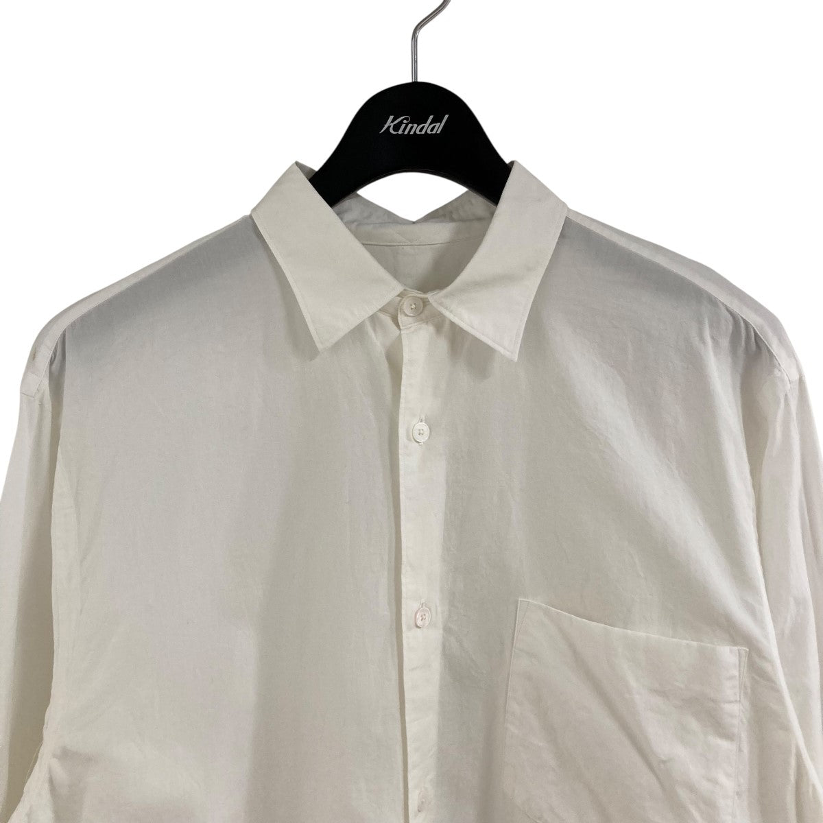 COMORI 長袖シャツ ホワイト　サイズ1 COMOLI (コモリ) コモリシャツ [WHITE]