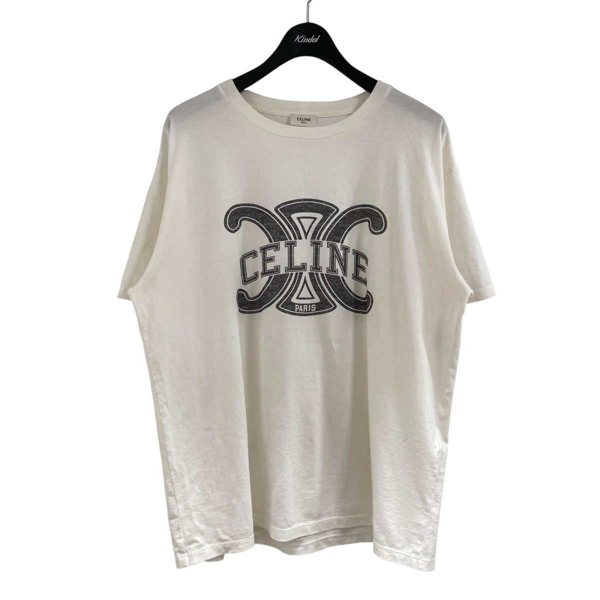 大人気商品【CELINE】シンプル トリオンフ Tシャツ CELINE(セリーヌ) トリオンフルーズTシャツ RX0BO671Q.01OB