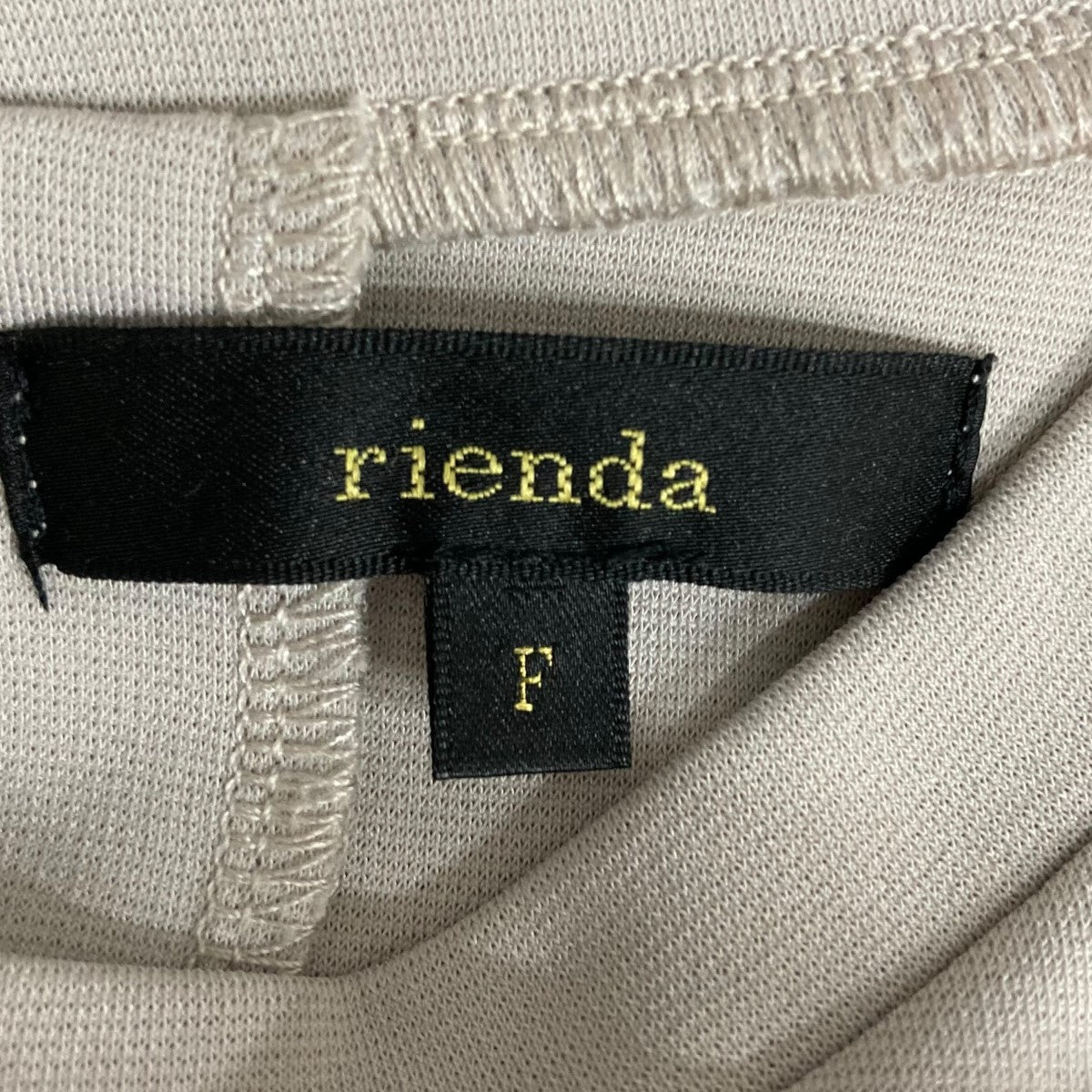 rienda フレアカットワンピース 古着・中古-5枚目のアイテム画像