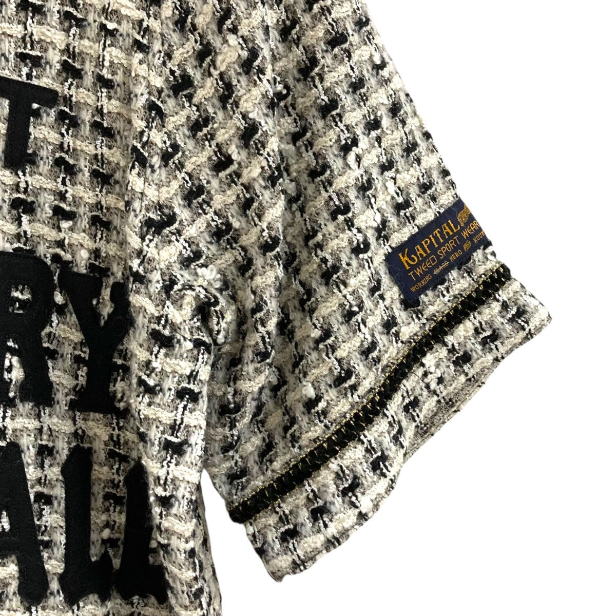 新品未使用 KAPITAL ツイード ベースボールシャツ BASEBALL KAPITAL(キャピタル) ツイードベースボールシャツK2410SS091