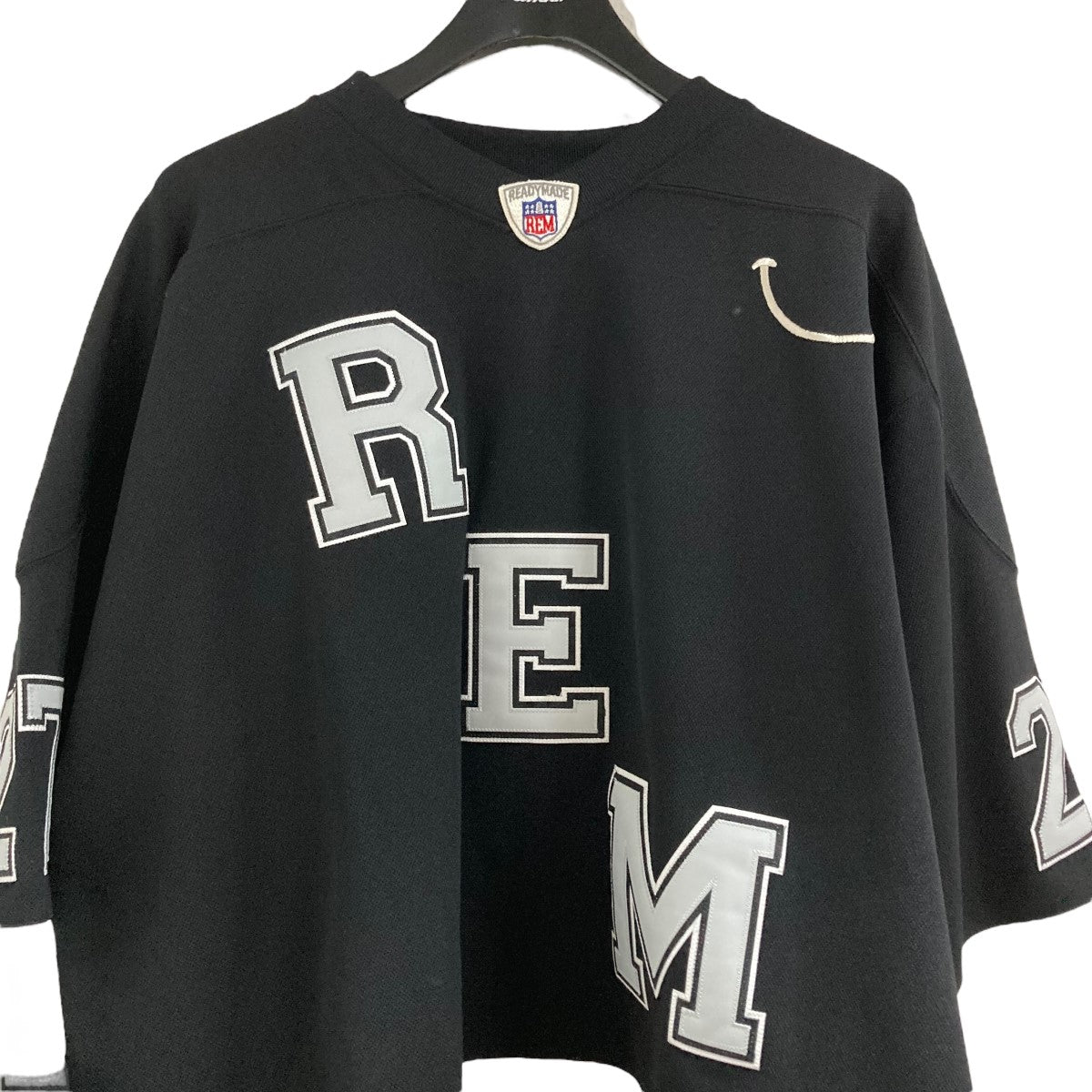 READY MADE レディメイド 23SS BK ゲームシャツ READYMADE レディメイド SS23 GAME SHIRT SMILE / BLK -NUBIAN
