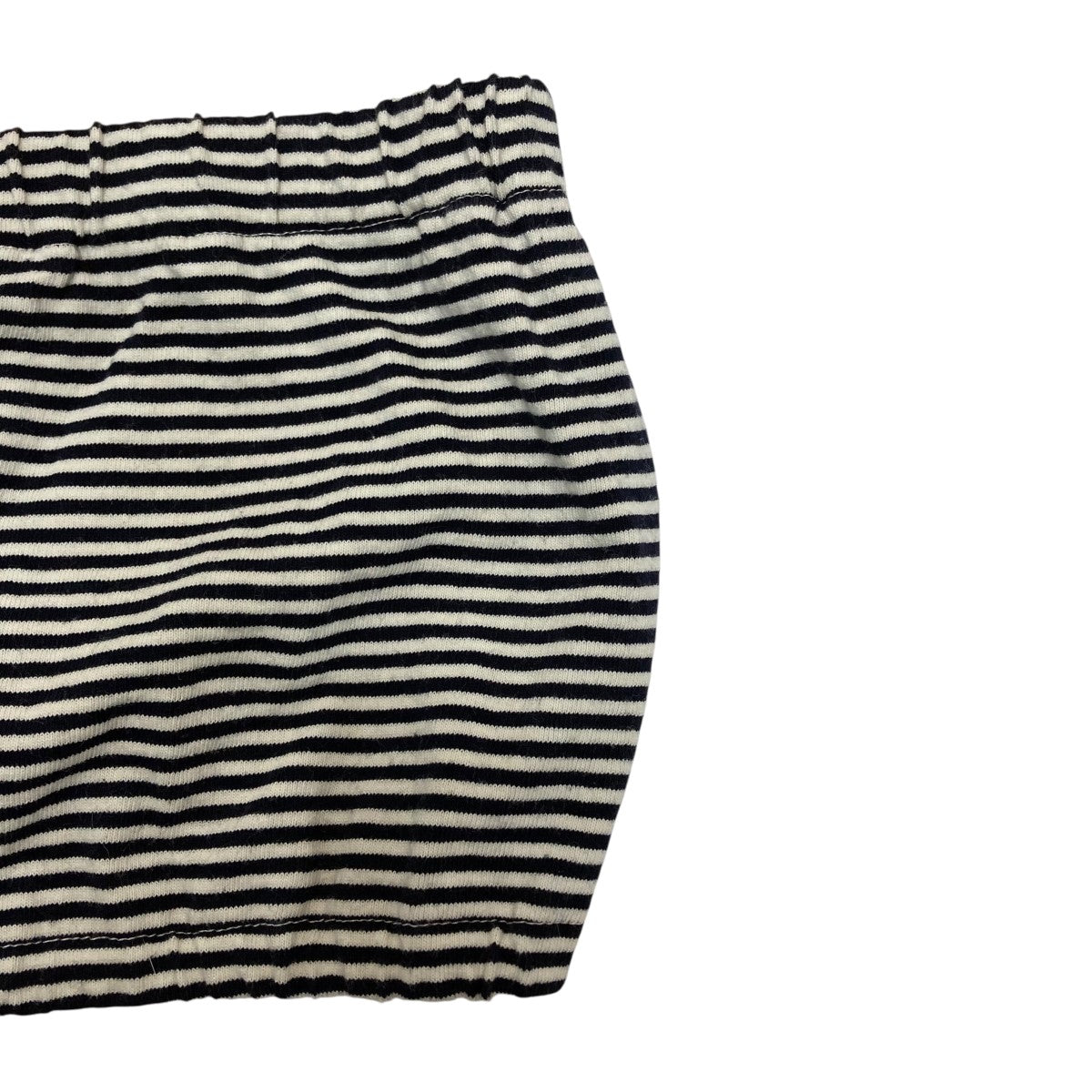 6 beauty&youth コットン ボーダー ビスチェ Tシャツ 黒 6(ROKU) BEAUTY＆YOUTH(ロク ビューティアンドユーズ) ボーダーT